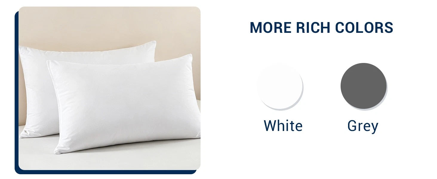 Waterproof Pillow Protector Cover – Zippered, Noiseless & Breathable 4x24