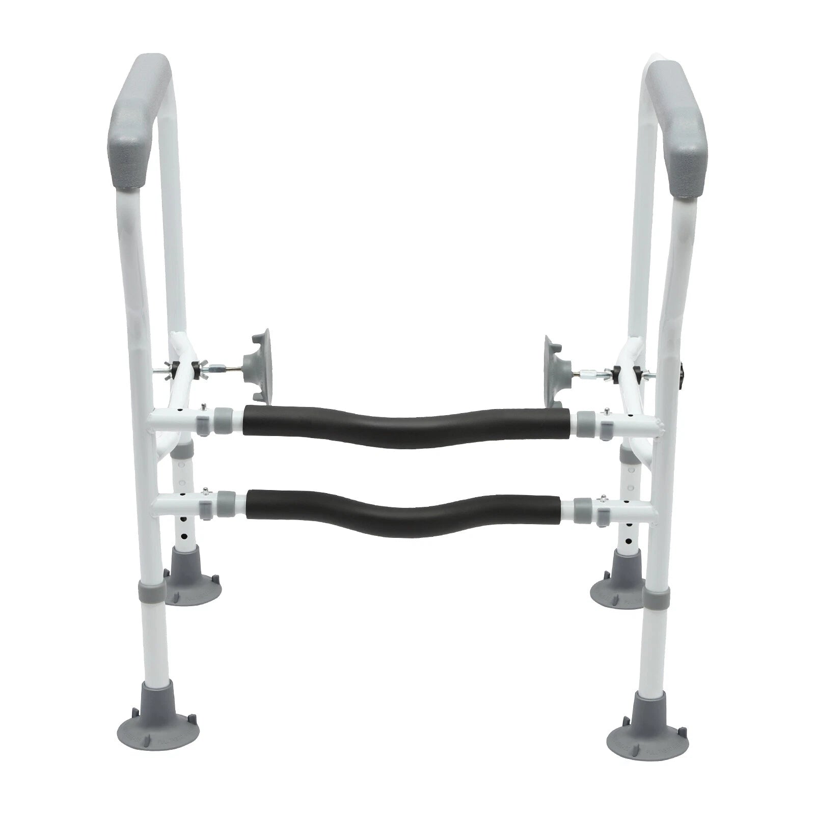 Toilet Safety Rail Frame Adjustable Grab Bar 330lbs Handicap Elderly Support