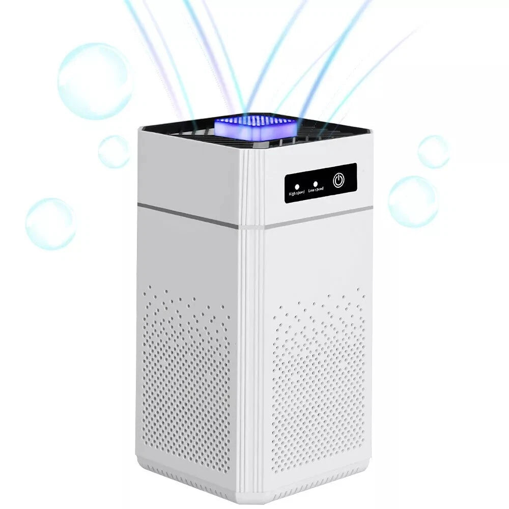 True HEPA Air Purifier for Home Large Room Allergies Smoke Odor Dust 215sqft