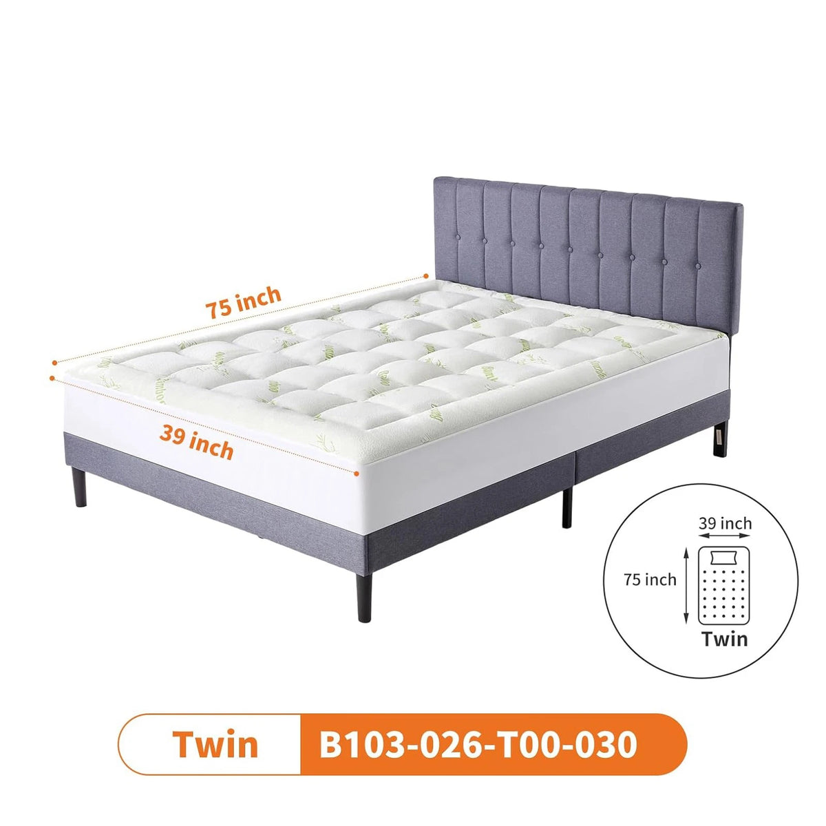 Mattress Protector Encasement Bamboo Viscose Machine Washable