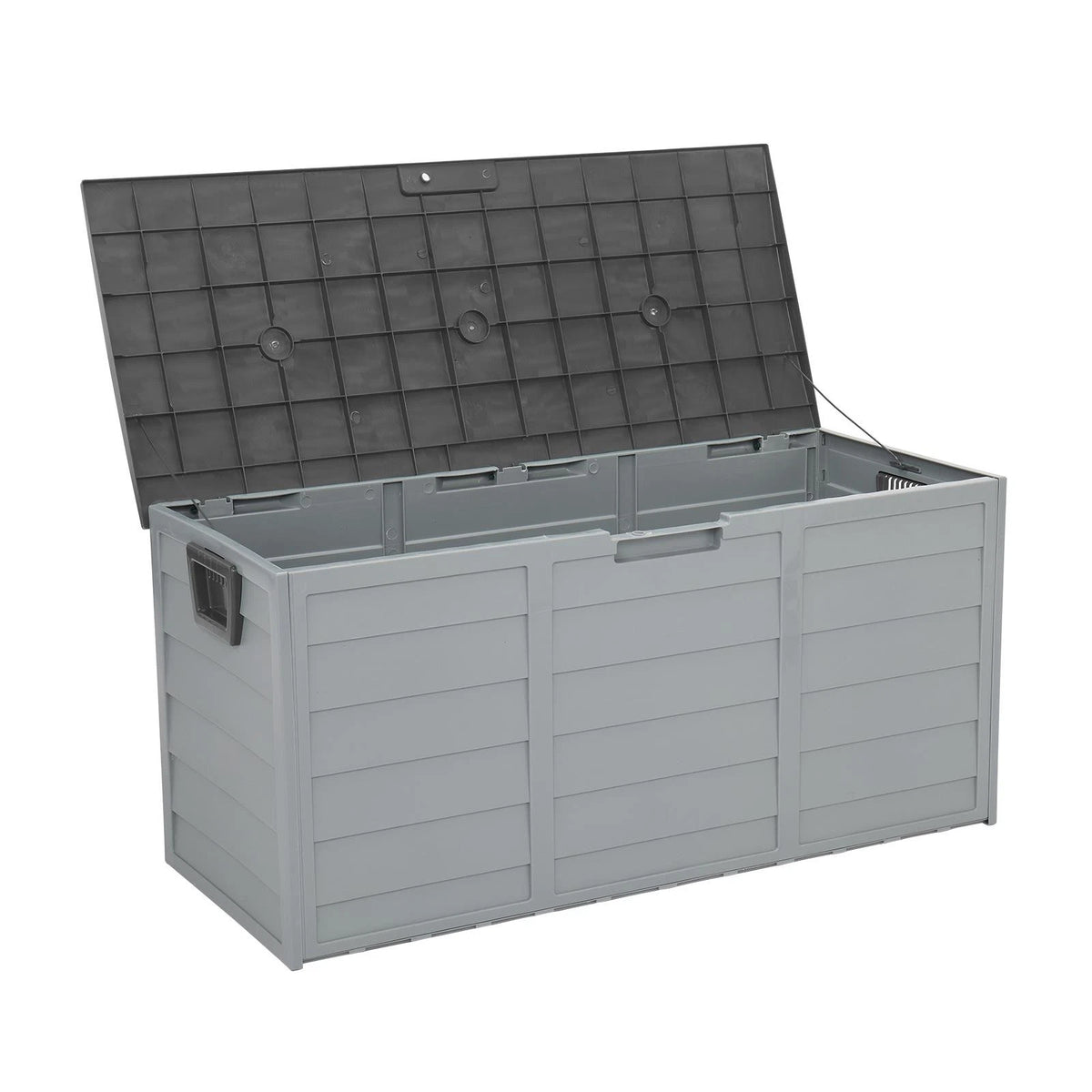 75 Gallon Outdoor Storage Deck Box with Wheels – Weatherproof Patio & Garden Storage Bin, 260L