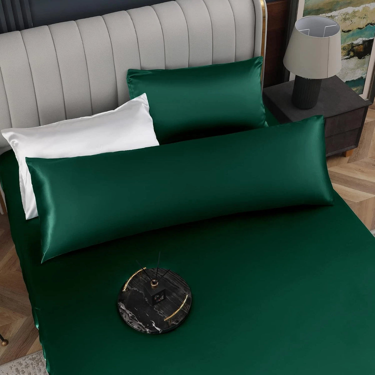 Satin Body Pillow Case 20x54 Silky Soft Envelope Closure