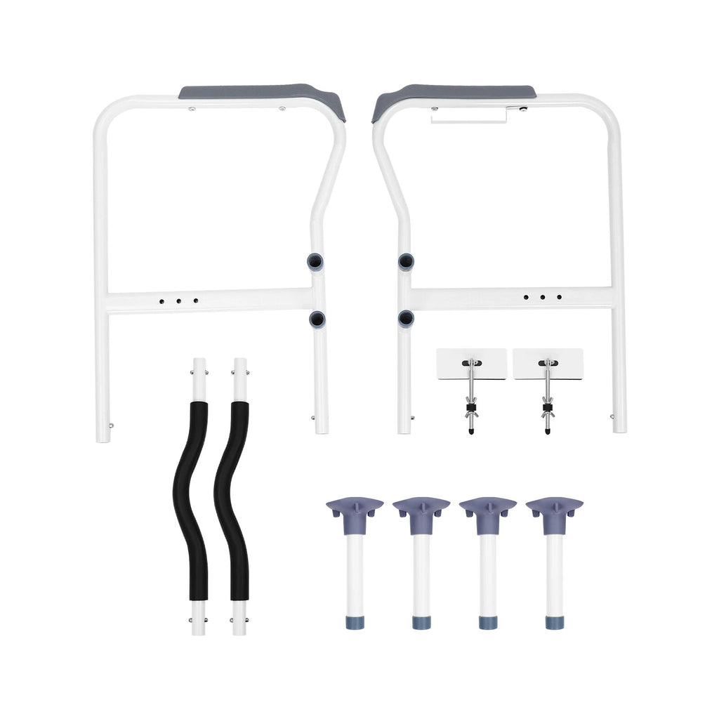 Toilet Safety Rail Frame Adjustable Grab Bar 330lbs Handicap Elderly Support
