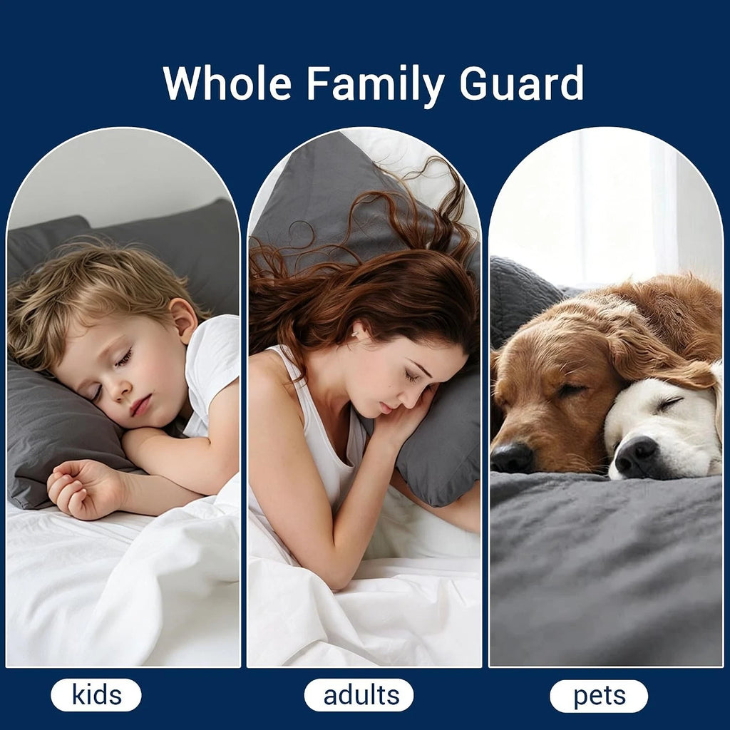 Waterproof Pillow Protector Cover – Zippered, Noiseless & Breathable 4x24