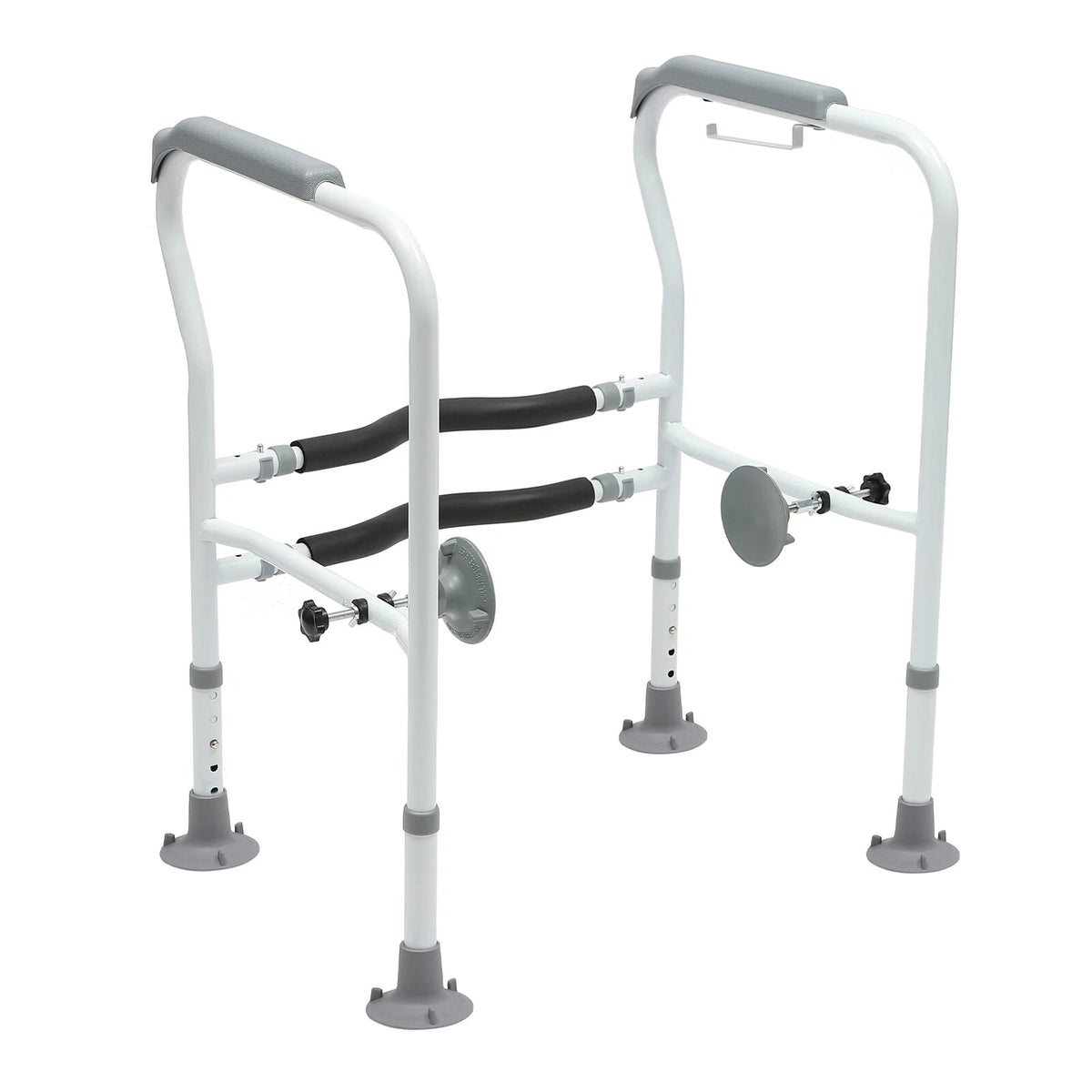 Toilet Safety Rail Frame Adjustable Grab Bar 330lbs Handicap Elderly Support
