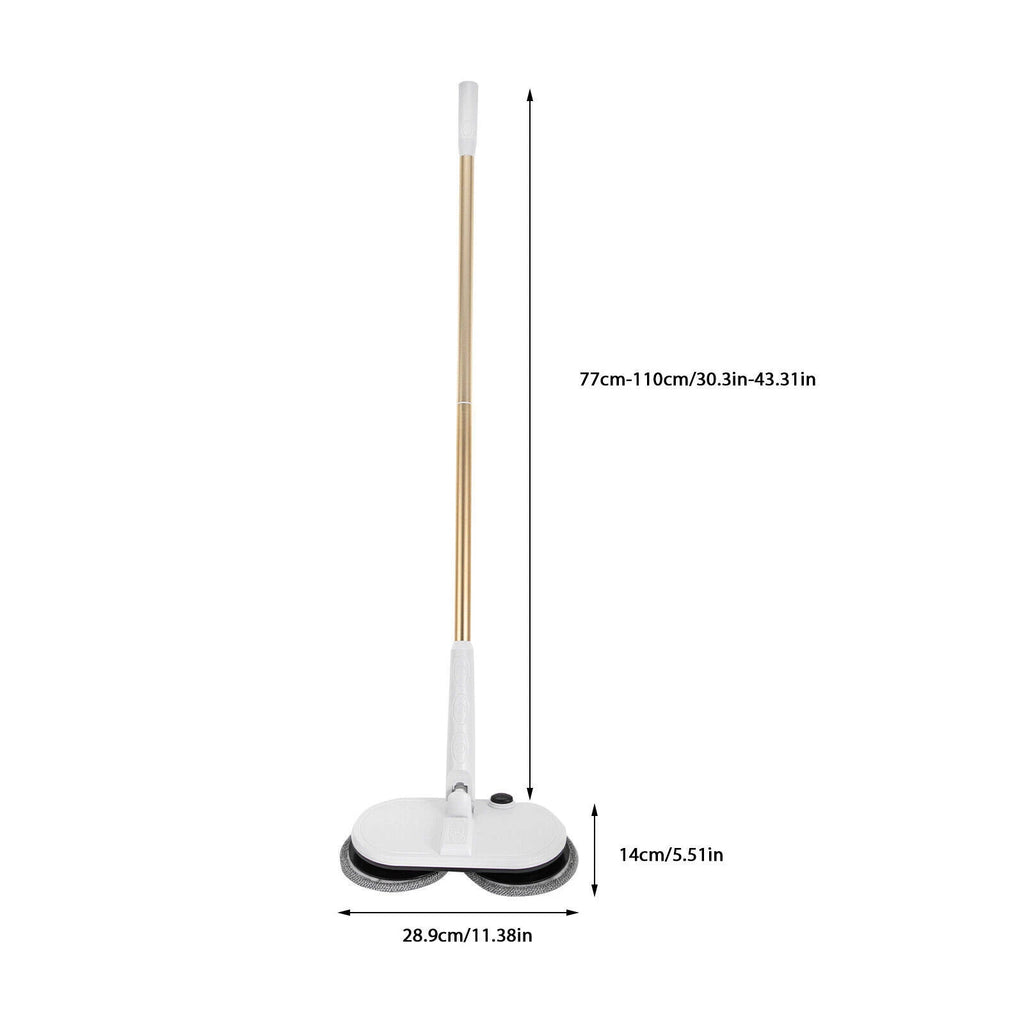 Electric Cordless Mop Rotating Spin Floor Scrubber Rechargeable USB Charging