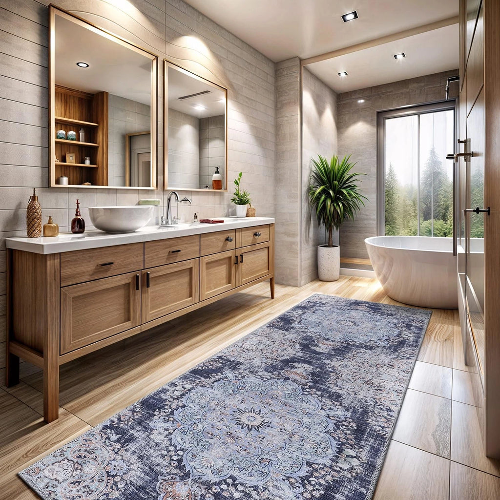 Machine Washable 2x7 Runner Rug – Non-Slip Vintage Oriental Carpet