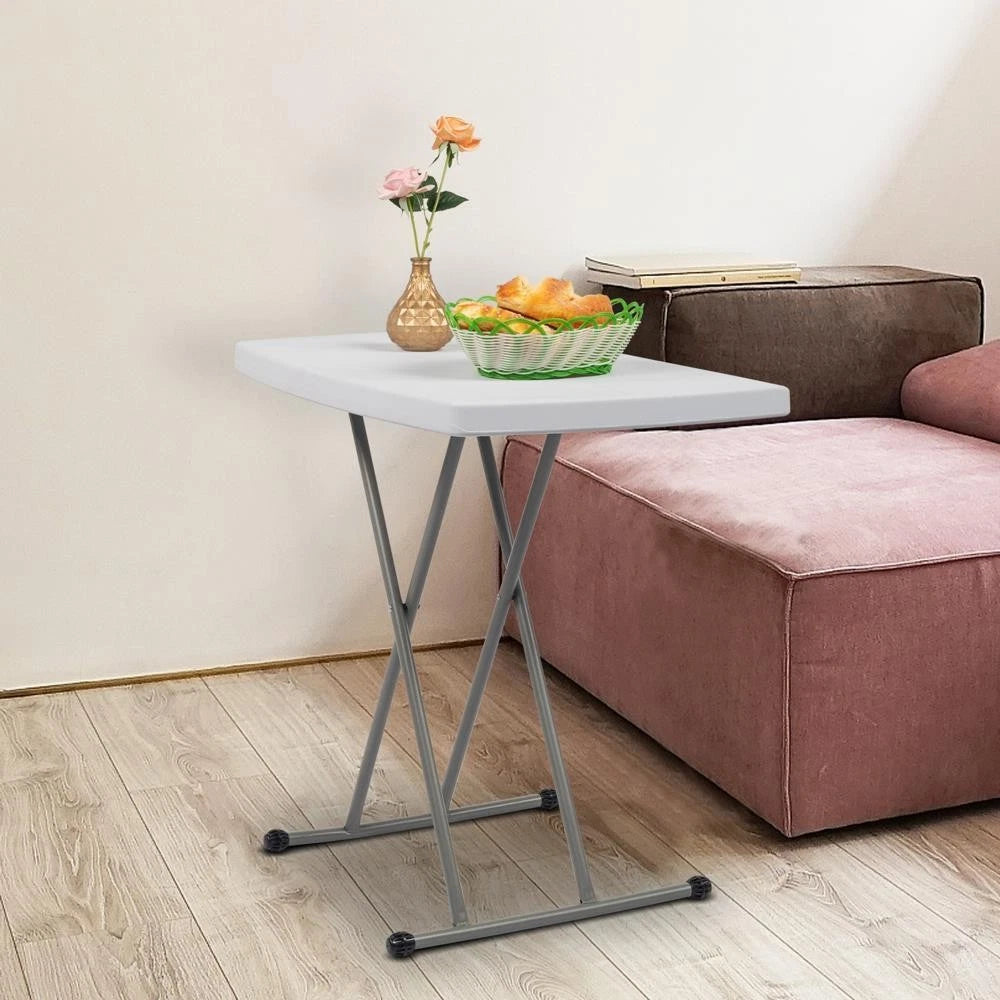 Portable Folding Table with Adjustable Height | Lightweight HDPE Table for Indoor & Outdoor Use