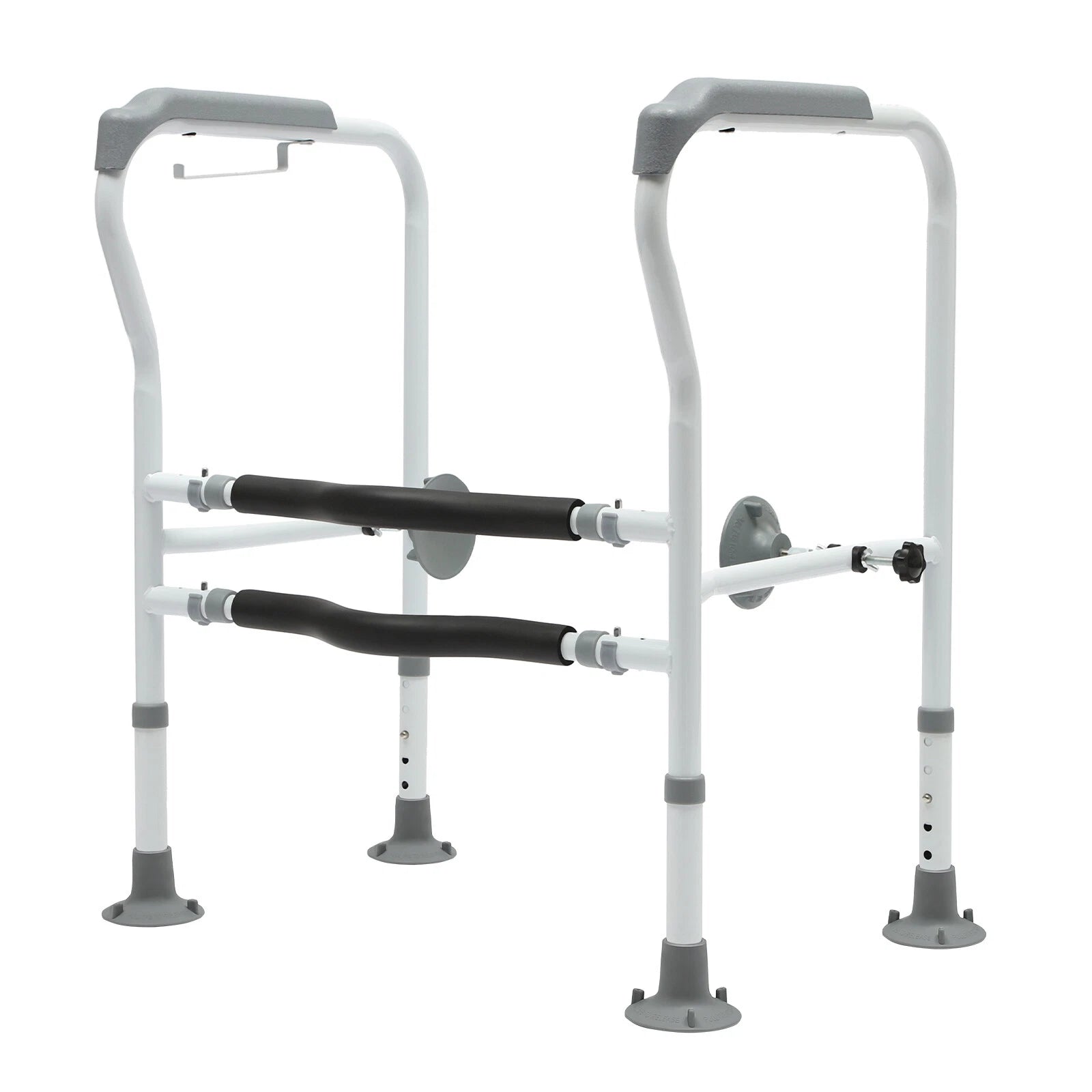 Toilet Safety Rail Frame Adjustable Grab Bar 330lbs Handicap Elderly Support