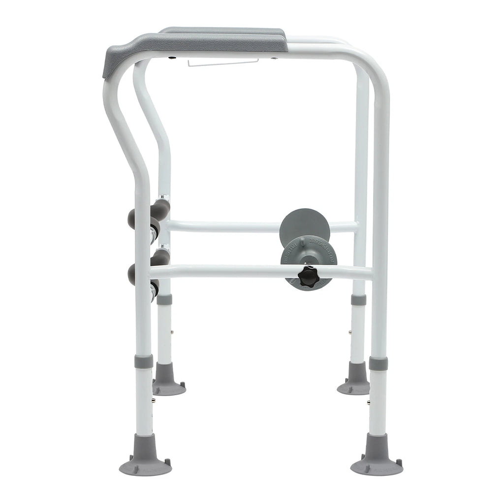 Toilet Safety Rail Frame Adjustable Grab Bar 330lbs Handicap Elderly Support