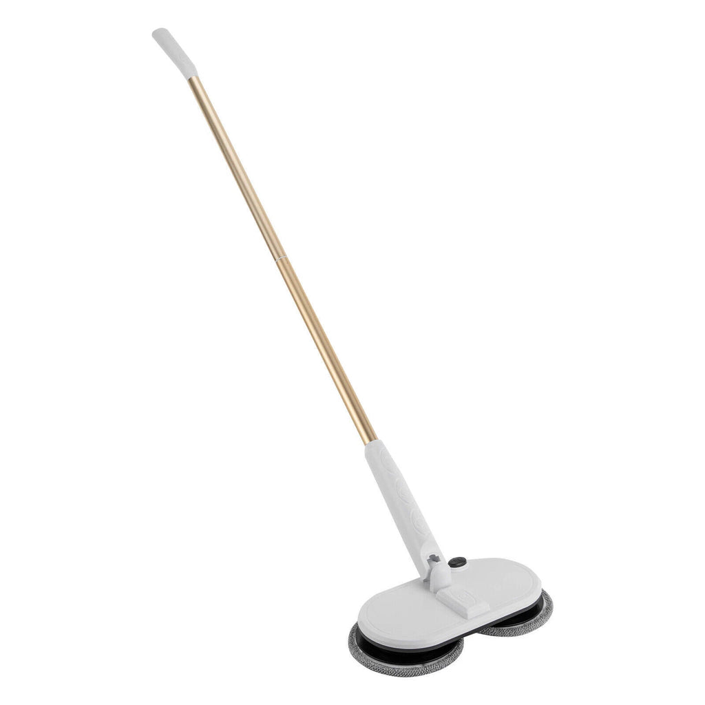 Electric Cordless Mop Rotating Spin Floor Scrubber Rechargeable USB Charging