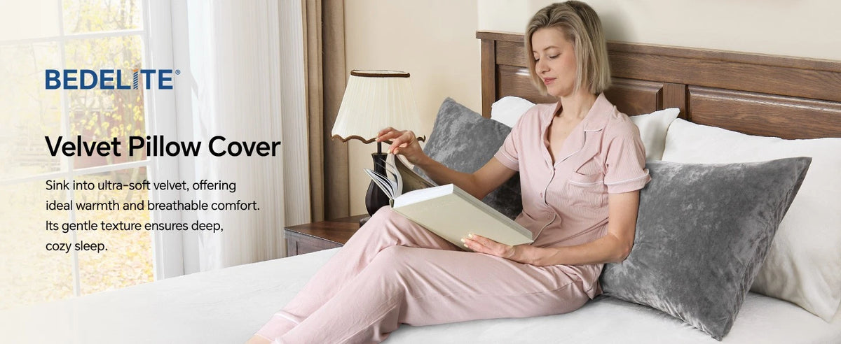 Luxury Velvet Body Pillow Case Zipper Solid Color Cover 4x24