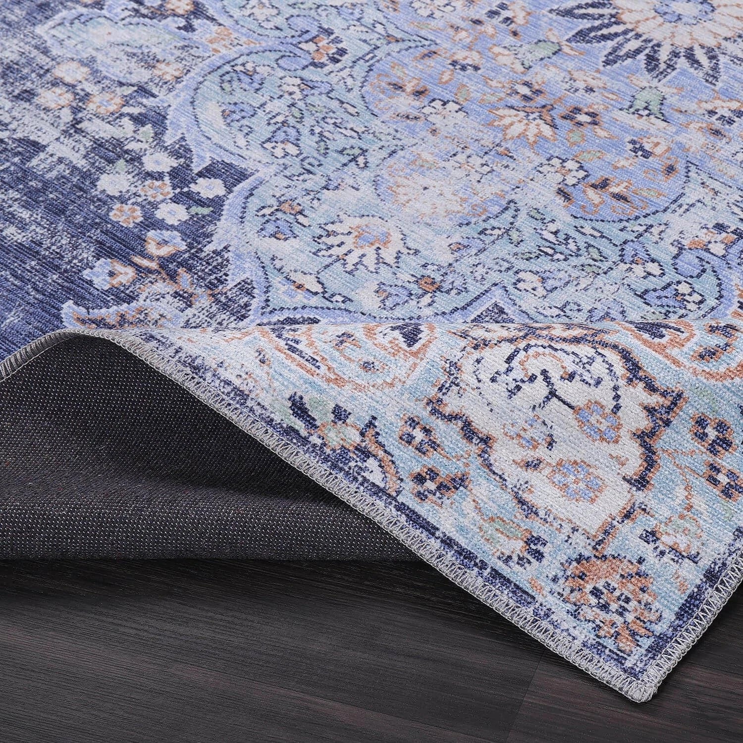 Machine Washable 2x7 Runner Rug – Non-Slip Vintage Oriental Carpet