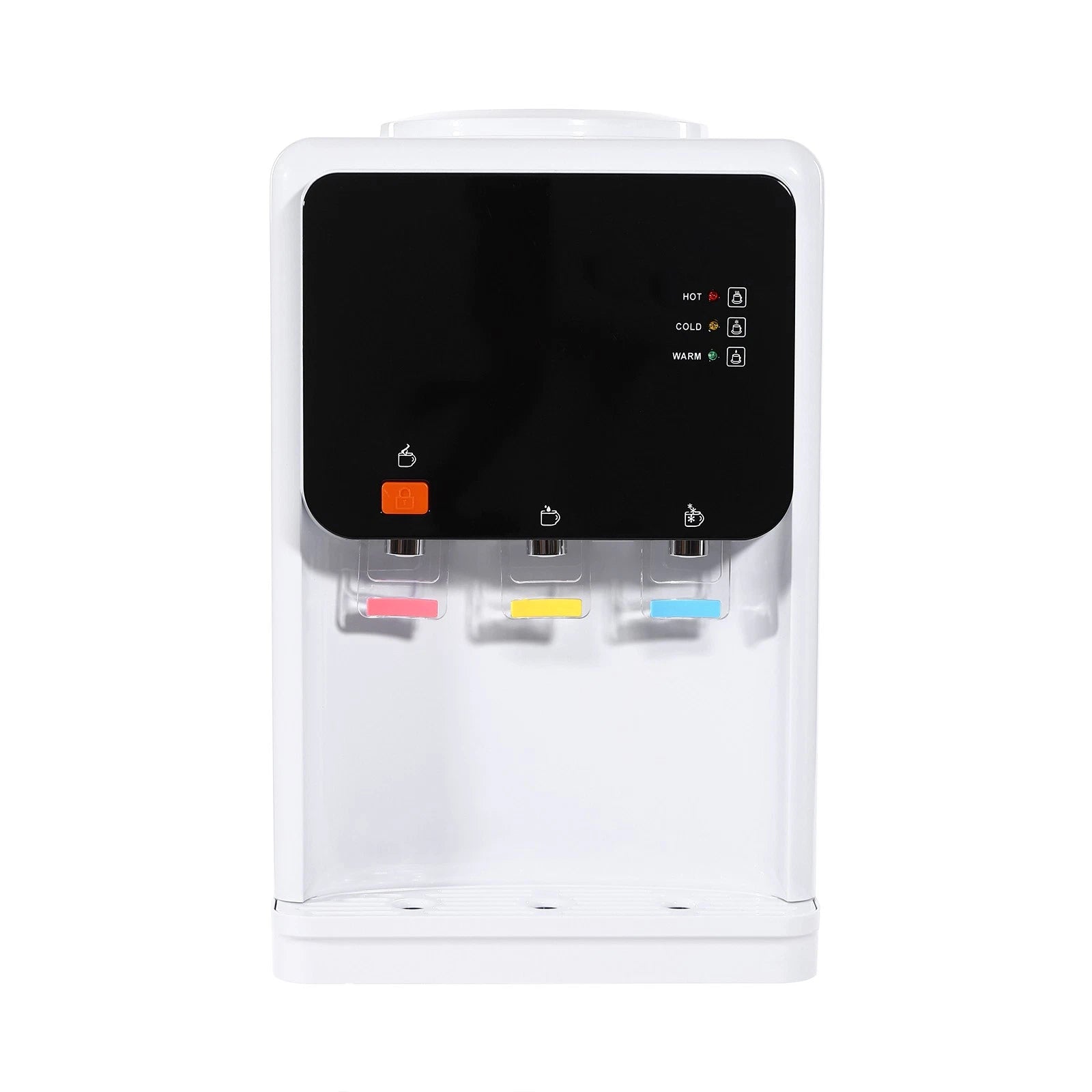 Countertop Hot & Cold Water Dispenser Electric Bottle-Top Cooler 110V White