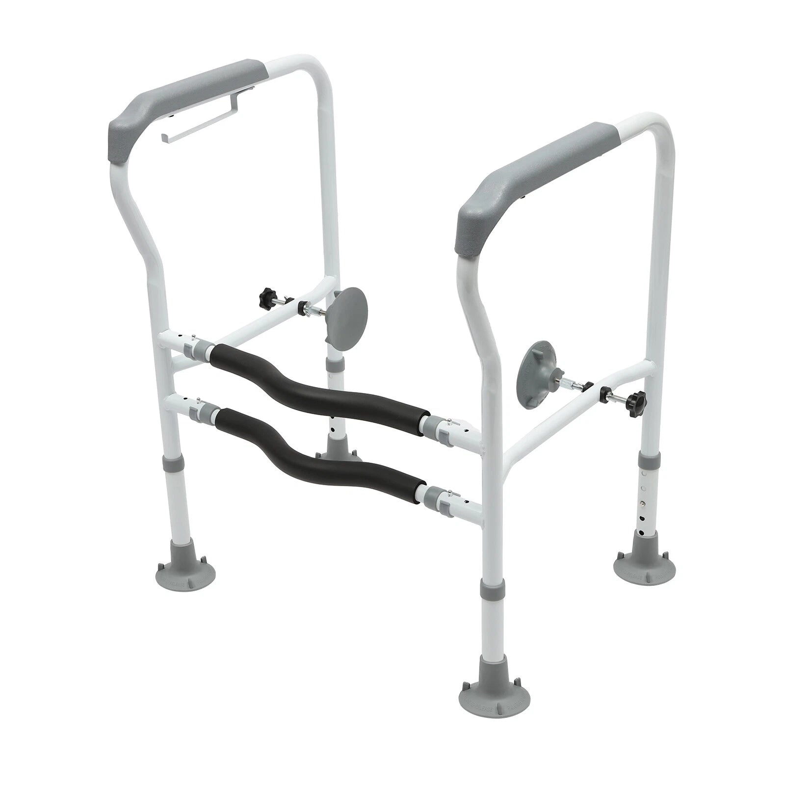 Toilet Safety Rail Frame Adjustable Grab Bar 330lbs Handicap Elderly Support