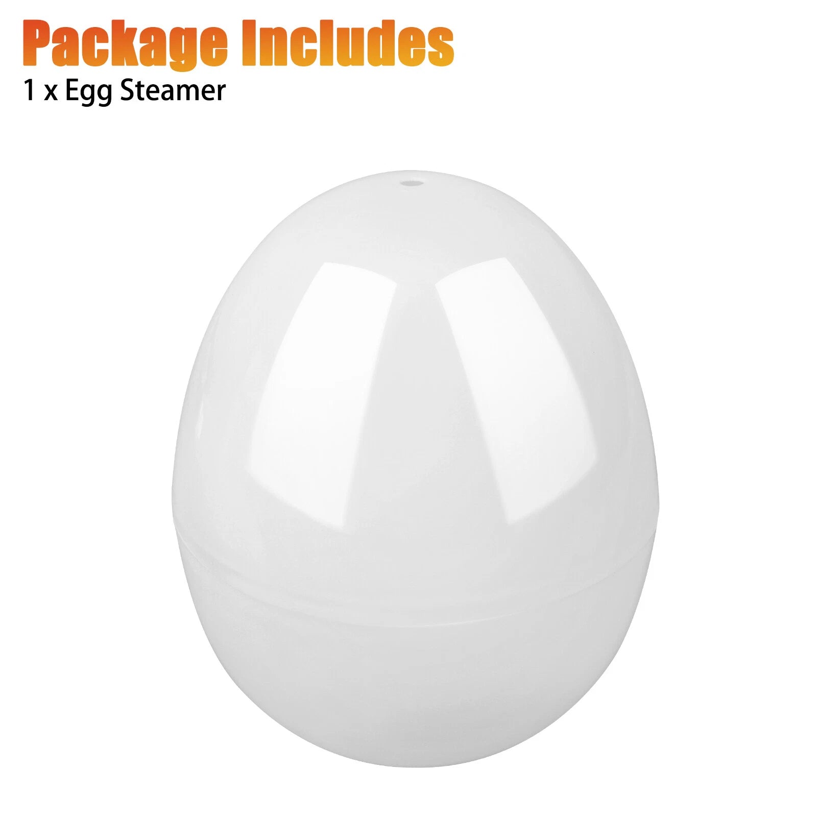 Egg Boiler Microwave Cooker Steamer for 4 Eggs Hard Soft Boiled No Pierce