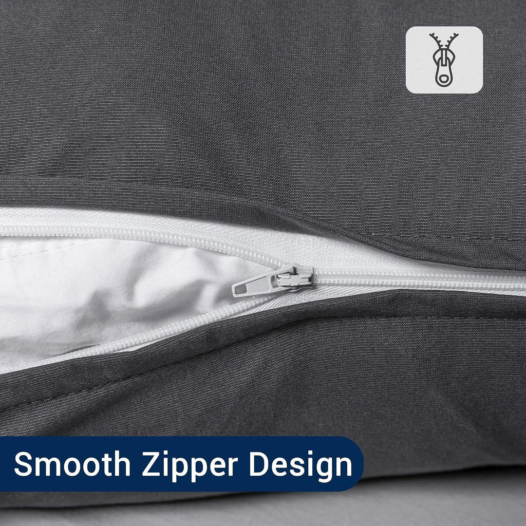 Waterproof Pillow Protector Cover – Zippered, Noiseless & Breathable 4x24