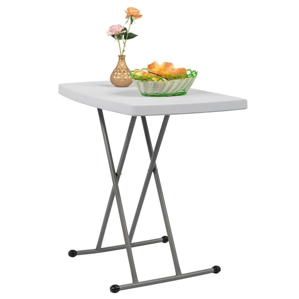 Portable Folding Table with Adjustable Height | Lightweight HDPE Table for Indoor & Outdoor Use