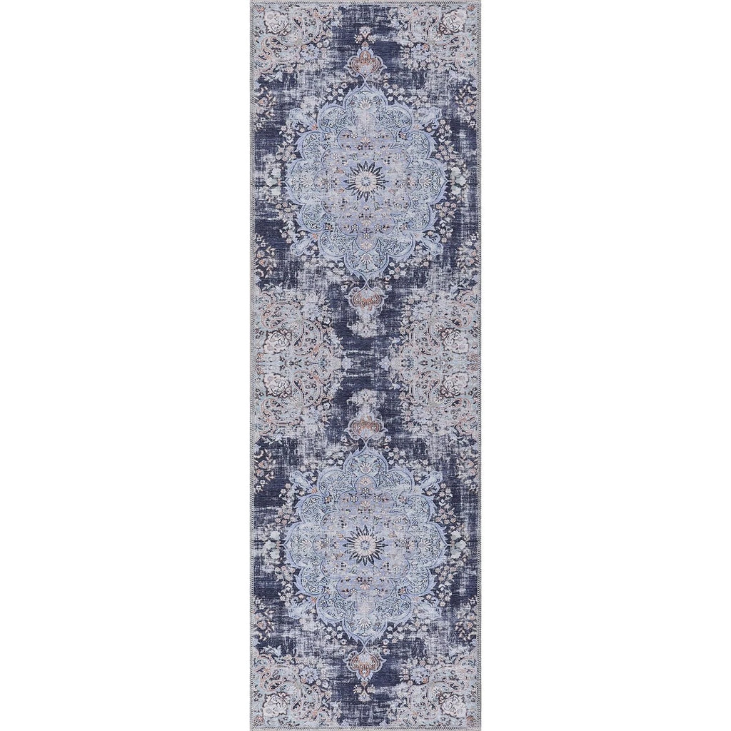 Machine Washable 2x7 Runner Rug – Non-Slip Vintage Oriental Carpet